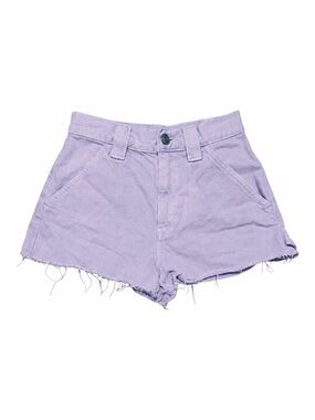 Pacsun Lilac High Rise Distressed Denim Shorts Size 24